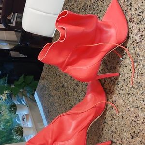 Jimmy Choo red boots size 40 1 pair